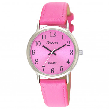 Women's Classic Brights Strap Watch - Bright Pink