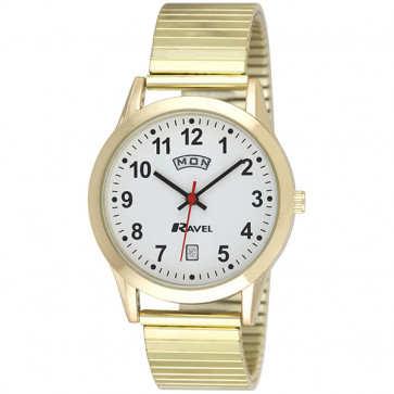 Mens Day-Date Expander Bracelet Watch - Gold Tone