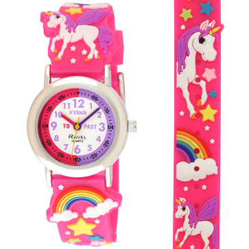 Kid's Time-Teacher Watch - Sparkle Unicorn