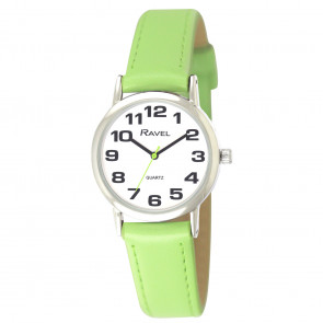Women's Classic Bold Easy Read Strap Watch - Lime Green
