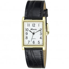 Men's Traditional Watch - Black / Gold Tone