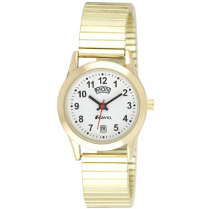 Women's Day-Date Expander Bracelet Watch - Gold Tone