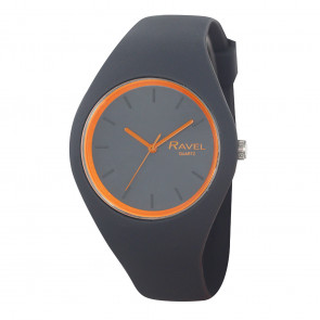Unisex Comfort Fit Silicone Watch - Grey
