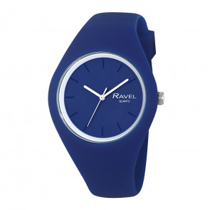Unisex Comfort Fit Silicone Watch - Blue
