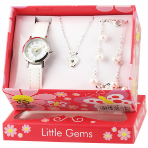 Little Gems Gift Set - Heart Celebration White